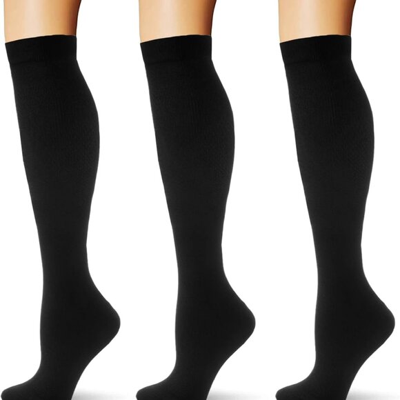 Graduated Compression Socks 20-30 mmHg - Soft Knee-High Wear for All-Day Support - Picture 1 of 5